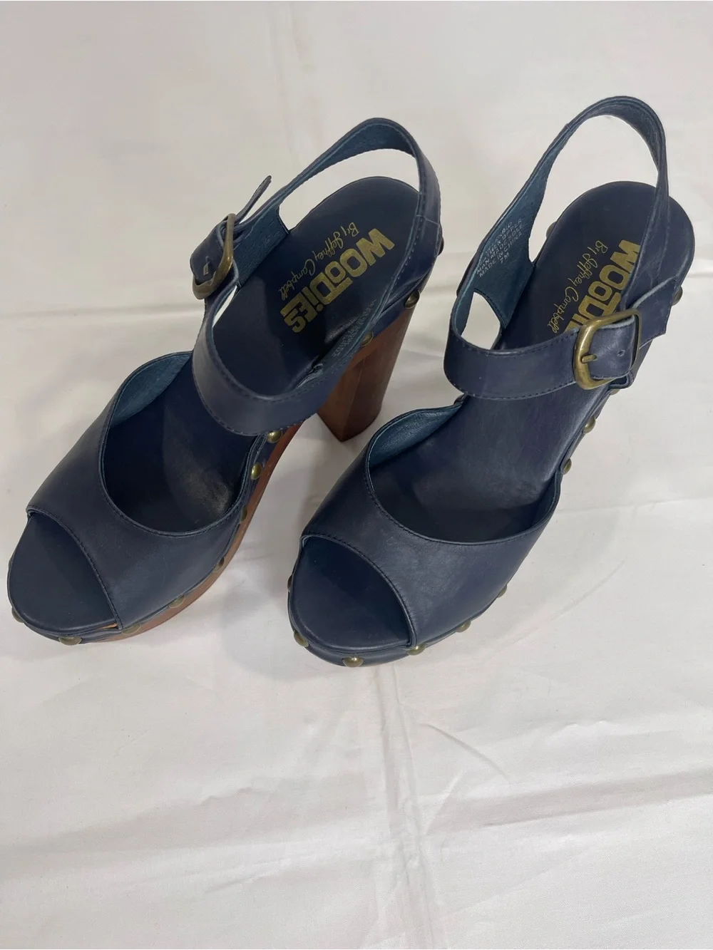 Y2K Woodies Splendid by Jeffrey Campbell platform clog sandals